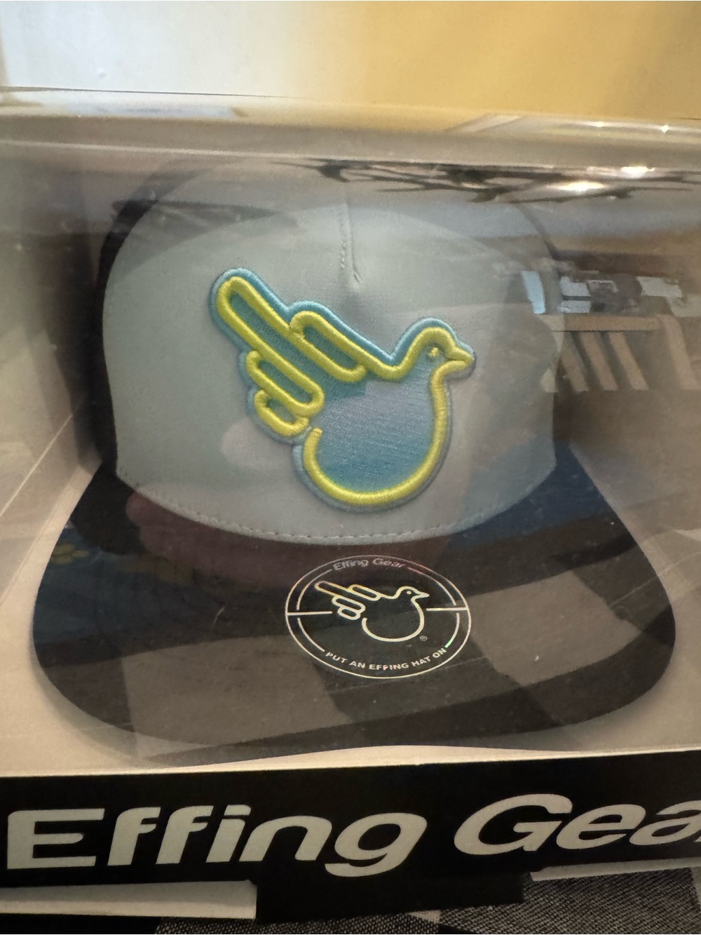 Brand new still in original packing  Trucker Hat with Bird Patch - Picture 3 of 3